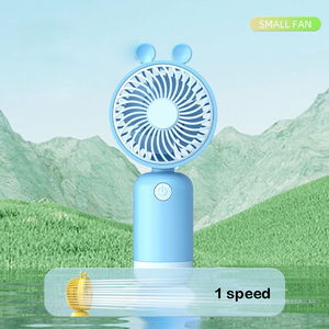 Ventilador de Mano Portátil Mini de Dibujos Animados CITICITY para Niños, Plegable, Diseño de Conejo, Oso y Ciervo, Recargable con Batería, para Viajes al Aire Libre - Product Image 4