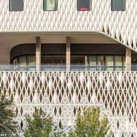 Paneles de Revestimiento Metálico para Exteriores de Edificios, con Diferentes Patrones, de Aluminio Anodizado Anticorrosión, Diseño Geométrico