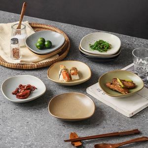 Wholesale Commercial <b>Ceramic</b> 5 Inch <b>Plates</b> Tableware Japanese Style Porcelain Sauce Dish Dinner <b>Plate</b> for Restaurant - Product Image 1