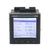 Analyseur de qualité d'énergie triphasé Acrel APM830 Classe 0.2S, compteur d'énergie monté sur panneau avec Ethernet RS485 Modbus RTU Profibus-DP