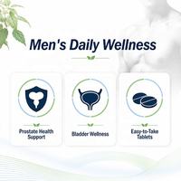 Comprimés de bien-être quotidien pour hommes, marque privée OEM, avec du palmier nain et de la quercétine pour la santé et l'énergie masculines, 60 unités