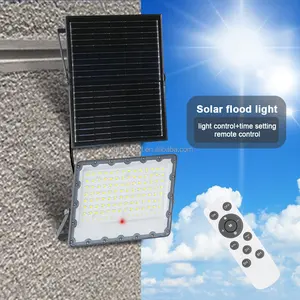 KCD Luz de Inundação IP65 para exterior, ângulo de feixe largo à prova d'água, anti-reflexo, 210lm/W, 100w, 150w, 200w, 300w, LED solar, do crepúsculo ao amanhecer