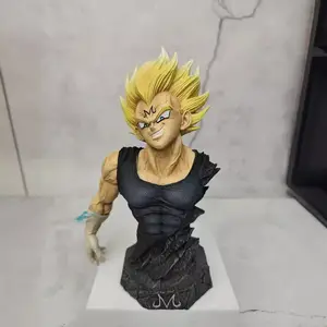 2024 novo modelo de PVC Majin Vegeta Japão Anime GK herói fé Vegeta 32 cm Dragon Balls Z super Saiyan estatueta DBZ boneco de ação