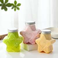 Gobelets en plastique PET carrés et ronds vides de 350 ml, 500 ml, 650 ml avec couvercle, pour boissons froides, thé au lait Boba, jus, bouteilles en plastique transparentes pour boissons