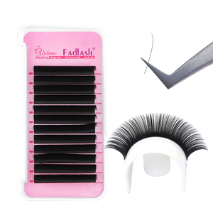 Custom 0.05mm Dark Black Lashes Individual Faux <strong>Eyelash</strong> <strong>Extension</strong> Matte Cashmere Lash Tray Mega Volume Handmade Soft <strong>Extensions</strong> - Product Image 4