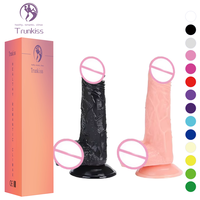 Consolador realista, producto de masturbación para adultos con base de ventosa fuerte, molde de pene de simulación, consolador de juguete sexual femenino