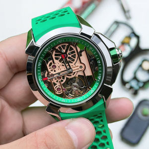 Montre automatique tourbillon de luxe Jacob Ro Epic X CR7 de haute qualité avec mouvement Miyota, bracelet en acier inoxydable et caoutchouc, cadran squelette, verre saphir - Product Image 3