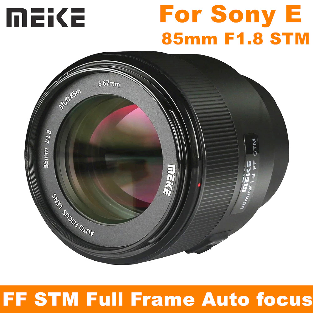 Meike 85mm F1.8 AF Portrait Lens - E Mount Lens for Sony