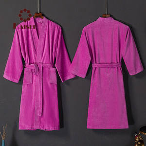 En gros Velours <span class=keywords><strong>5</strong></span> Étoiles Hôtel Peignoir Hilton Hôtel Peignoir - Product Image 6
