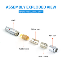 TT FGG 0B 2 3 4 5 6 7 8 12 pin OEM/ODM enchufe macho hembra PHG enchufe push pull conector rápido fabricante conectores