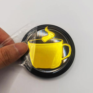 Adesivo personalizzato in PVC lucido con Logo lamina d'oro UV Transfer timbro a caldo tecnica per il profumo lucido imballaggio materiali ausiliari - Product Image 6