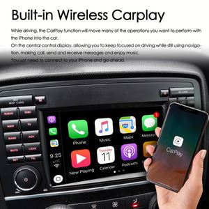 Radio de Coche con Voz AI Android 13, Navegación GPS 2Din para Benz W251 R280 R300 R320 R350 R500, Reproductor Multimedia CarPlay Estéreo con Reproductor de Video - Product Image 3