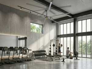 Ventilador de Techo Industrial HVLS Bonawind de 24 Pies con Motor DC sin Escobillas para Gimnasios, Espacios Comerciales, Almacenes y Logística - Product Image 5