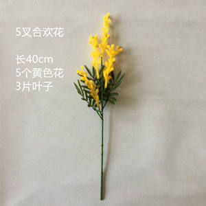 Fournisseur d'usine Fleurs d'<span class=keywords><strong>acacia</strong></span> artificielles Baies jaunes pour la décoration de mariage, de maison et d'hôtel - Product Image 5