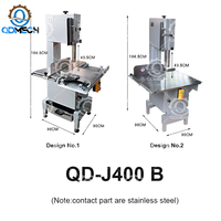 QD MECH machines de boucherie sciage coupe-viande coupe coupe 400A 500A 300A acier inoxydable viande os scie Machine