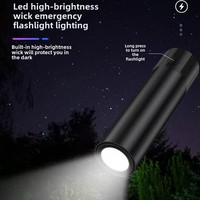 Mini batterie externe portable haute capacité 12W lampe de poche LED alimentation mobile détachable câble intégré affichage solaire LI-polymère
