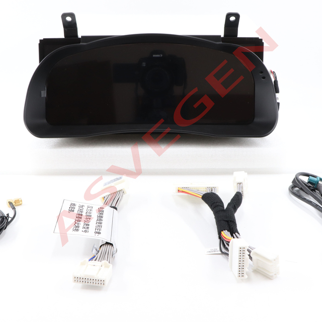 Digital Dashboard Panel Virtual Instrument Cluster CockPit LCD Speedometer Android 9.0 for Toyota Highlander 2015-2020