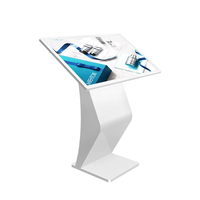 Kiosco con Pantalla Táctil Capacitiva de 32 Pulgadas, con Base para Piso, para Uso en Interiores, Android, Publicidad en Ascensores, Centros Comerciales, Tiendas Minoristas, Animación
