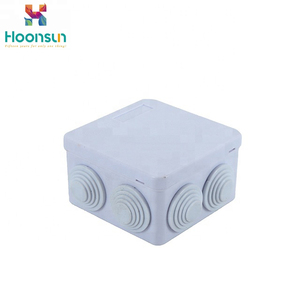 Custom Plastic ABS Enclosure Box IP65 Connection PVC Cable Screw Waterproof Electrical Junction Box