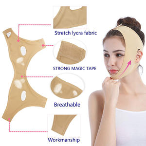V Face Eco-Friendly Face Belt Soft Breathable Double Chin Lifting Firming Band for Beauty Care Custom Logo - Product Image 4