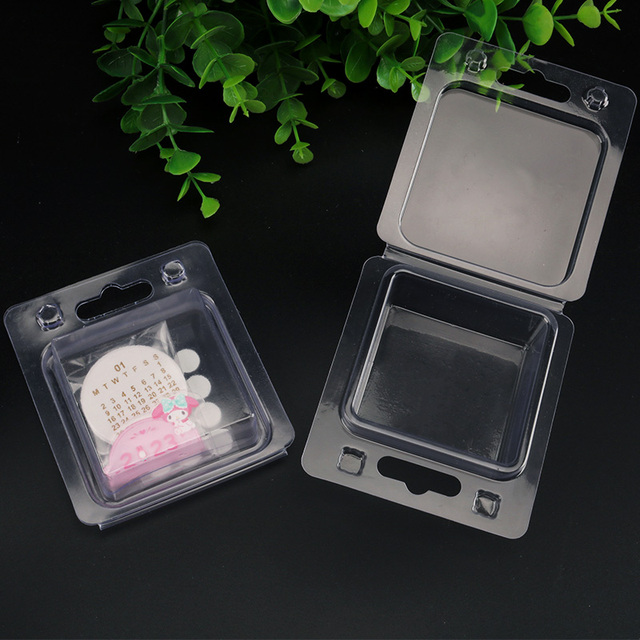 A2 Size 97*86*26mm Transparent Blister Packaging Clamshell PVC Plastic Blister