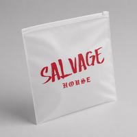 Sacs Ziplock Personnalisés Haut de Gamme en CPE Translucide Mat Givré Imperméable avec Logo pour Vêtements