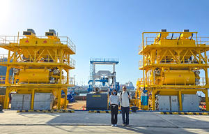 50m3/H 60m3 china mini móvil listo para mezclar pequeño portátil Cemento de hormigón listo en seco planta mezcladora en húmedo <span class=keywords><strong>precio</strong></span> - Product Image 4