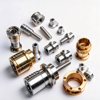 Pièces professionnelles en acier inoxydable et laiton usinées CNC, aluminium OEM, métal de précision 5 axes, 1 pièce pour usinage médical