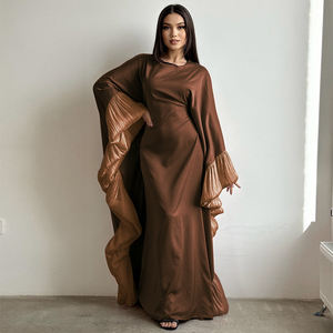 2025 Ramadan elegante Dubai <span class=keywords><strong>Abaya</strong></span> all'ingrosso Turkish modesto abbigliamento islamico Dubai <span class=keywords><strong>Abaya</strong></span> grossista chiuso <span class=keywords><strong>Abaya</strong></span> abito lungo <span class=keywords><strong>donna</strong></span> - Product Image 6