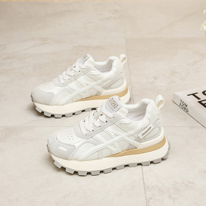 Chaussures de sport pour femmes modèle 2026, à semelle épaisse pour l'automne, légères et souples, chaussures de sport décontractées, chaussures de course tendance - Product Image 5