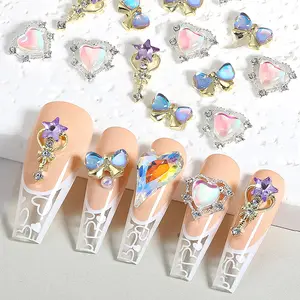 New Butterfly Sailor Moon Nail Art Accessories DIY Nail Rhinestones Metal Nail Diamonds