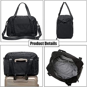Folding Travel Duffel <strong>Bag</strong> Ladies Shoes Travel <strong>Bags</strong> With Shoe Compartment Tote <strong>Sports</strong> <strong>Bag</strong> for <strong>Women</strong> Customized logo - Product Image 3