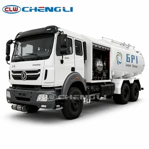 รถบรรทุกน้ำมันเชื้อเพลิงสำหรับอากาศยาน Dongfeng 6*4 Aviation Jet A1 ความจุ 25 ลูกบาศก์เมตร บรรจุน้ำมันเชื้อเพลิง 6600 แกลลอนสหรัฐฯ รถบรรทุกเติมน้ำมันเครื่องบิน - Product Image 4