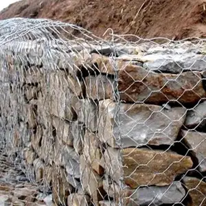 Hàn gabion PVC tráng gabion lưới hàng rào hộp lồng giá Vườn Đẹp trang trí nội thất 4 mét Đường kính tùy chỉnh Hàn gabion hộp