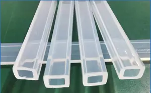Customization Special-shaped Plastic Extruded Te Flon Ptfe Tube Factory Oem Shaped Medical Grade Clear Ptfe Tubing