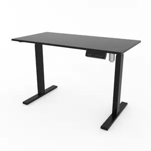 Economische Enkele Motor Uplift Hoogte Verstelbare Studie Tafel Zitten Stand Elektrische Lifting Bureau Wit