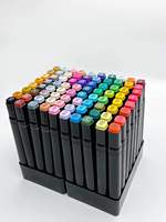 Alcools populaires marqueurs Double tête 80 168 262 couleurs marqueurs stylos enfants cadeau dessin marqueur ensemble aquarelle stylos ensemble