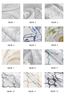 Bán Buôn Chất Lượng Cao Rắn Voile Vải Vải Tuyn Trắng Linen Sheer Rèm Cửa Cho Phòng Khách Phòng Ngủ Khách Sạn Cửa Sổ - Product Image 6