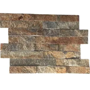 Revestimiento de pared de piedra laminada, revestimiento exterior de piedra fina de 1mm