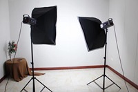 Trépied de photographie rembourré à ressort réglable en métal de 2.8 mètres pour projecteur de studio photo, support de flash épaississant