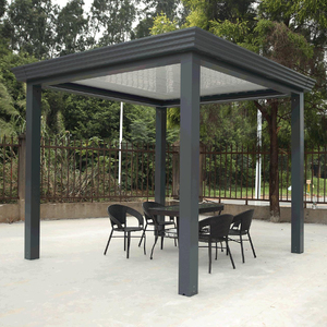 Support 20 pieds par 16 12X24 personnalisé avec écrans barbecue électrique extérieur pergola chinoise électrique - Product Image 2