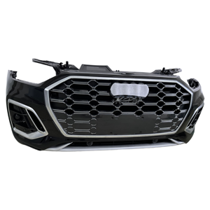 ชุดกันชนหน้า S Line สำหรับ <span class=keywords><strong>Audi</strong></span> <span class=keywords><strong>Q5</strong></span> Q5L FY LCI ปี 2021-2026, อะไหล่แท้หมายเลข 80A807108F พร้อมกระจังหน้าลายรังผึ้งแบบเพชร - Product Image 2