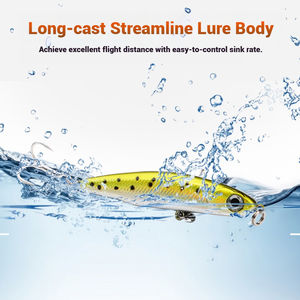 Großhandel Plastik-Sinkköder für Barsch, Mandarinfisch, Panfish, Süßwasser- und Flussangeln, Großpackung Harter <span class=keywords><strong>Minnow</strong></span>-Köder - Product Image 2