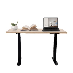 Bureau debout électrique moderne à hauteur réglable avec structure métallique et installation rapide par clipser – Offre Spéciale - Product Image 1