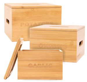 Contenitore portafrutta, verdura e bambù per cucina e <span class=keywords><strong>scrivania</strong></span> - Product Image 1