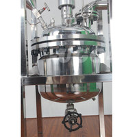 Mélangeur à double enveloppe en acier inoxydable à couplage magnétique et haute pression, cuve de réaction de 20 L avec moteur et contrôle intelligent PLC