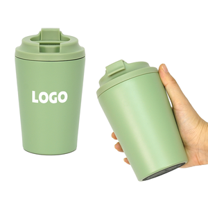 Gobelet à café en acier inoxydable avec logo personnalisé, gobelet à café blanc uni <span class=keywords><strong>pas</strong></span> <span class=keywords><strong>cher</strong></span>, gobelet à café pour les fêtes, pour les filles - Product Image 1