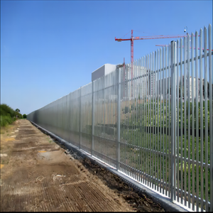 Nouveau design de clôture de palissade en métal enduit de PVC de style européen à triple pointe avec profil 3m en Australie Fournisseurs - Product Image 4