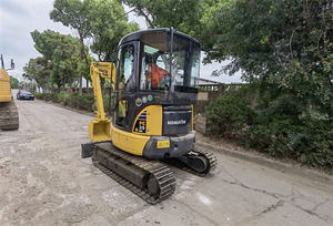 Excavadora Komatsu PC35MR usada de alta calidad en Shanghai de segunda mano con buen precio, los componentes del núcleo incluyen motor y motor - Product Image 5
