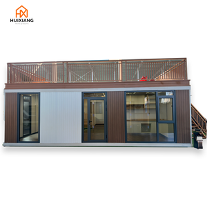 Maison de luxe préfabriquée en conteneur plat de 40 <span class=keywords><strong>pieds</strong></span>, construction intelligente, bureau, maison, préfabriqué - Product Image 4